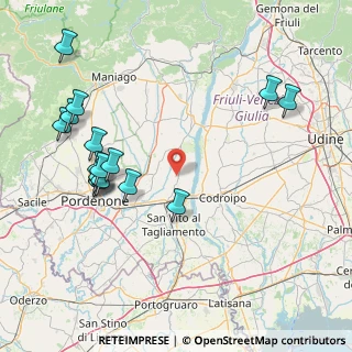 Mappa Via Valvason Corbello, 33098 Valvasone PN, Italia (18.29188)