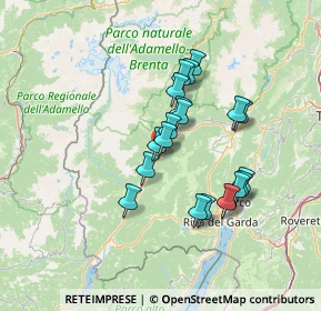 Mappa Via Mezzane, 38081 Bondo TN, Italia (11.4555)