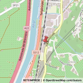 Mappa Via Nazionale, 194, 38123 Trento, Trento (Trentino-Alto Adige)