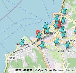 Mappa Via Lido, 21016 Luino VA, Italia (1.03375)