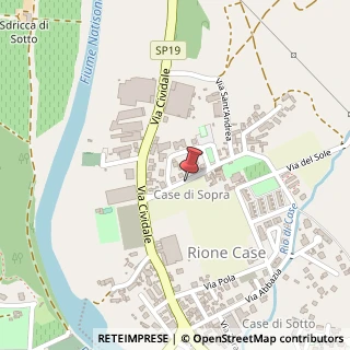 Mappa Via San Tommaso, 4, 33044 Manzano, Udine (Friuli-Venezia Giulia)