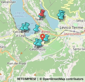 Mappa Via Brenta, 38052 Caldonazzo TN, Italia (1.64357)
