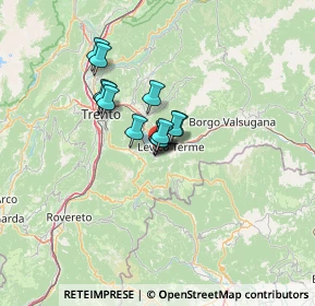 Mappa Via Brenta, 38052 Caldonazzo TN, Italia (7.68923)