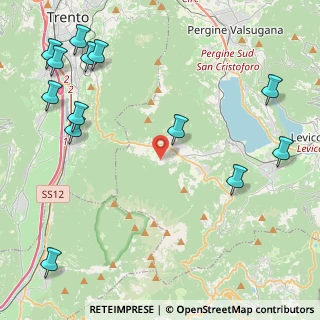 Mappa Via Orti, 38049 Vigolo Vattaro TN, Italia (5.90308)