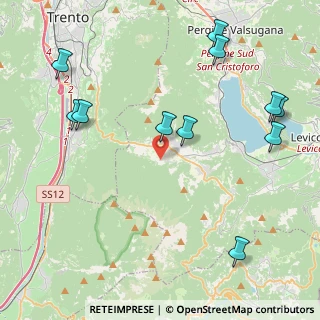 Mappa Via Orti, 38049 Vigolo Vattaro TN, Italia (5.08545)