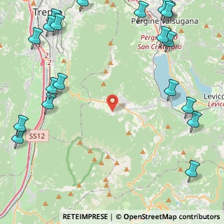 Mappa Via Orti, 38049 Vigolo Vattaro TN, Italia (6.714)