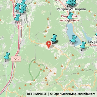 Mappa Via Orti, 38049 Vigolo Vattaro TN, Italia (6.239)