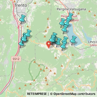 Mappa Via Orti, 38049 Vigolo Vattaro TN, Italia (3.42556)