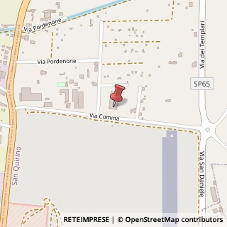 Mappa Via Comina, 15, 33080 San Quirino, Pordenone (Friuli-Venezia Giulia)