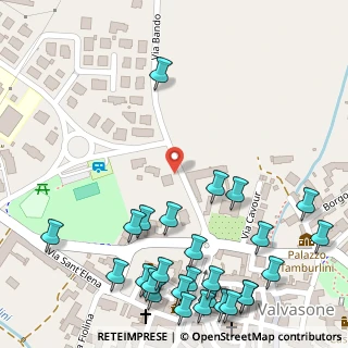 Mappa Via Bando, 33098 Valvasone PN, Italia (0.17407)