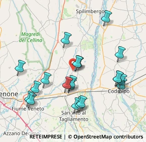 Mappa Via Santa Margherita, 33098 Valvasone Arzene PN, Italia (8.0585)