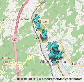 Mappa Piazza Minucci, 31029 Vittorio Veneto TV, Italia (0.722)
