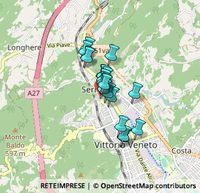 Mappa Piazza Minucci, 31029 Vittorio Veneto TV, Italia (0.466)