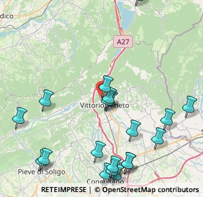 Mappa Piazza Minucci, 31029 Vittorio Veneto TV, Italia (10.011)