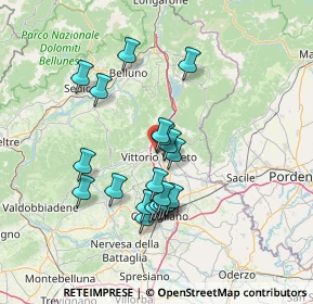 Mappa Piazza Minucci, 31029 Vittorio Veneto TV, Italia (12.2235)