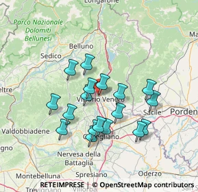 Mappa Piazza Minucci, 31029 Vittorio Veneto TV, Italia (12.17722)