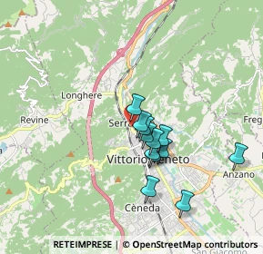 Mappa Piazza Minucci, 31029 Vittorio Veneto TV, Italia (1.37333)