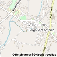 Mapa Valvasone