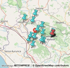 Mappa 81010 Ailano CE, Italia (11.704)