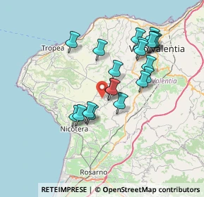 Mappa Unnamed Road, 89841 Rombiolo VV, Italia (7.129)