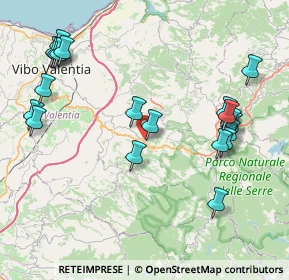 Mappa Via Guido Rossa, 89831 Soriano Calabro VV, Italia (10.4575)