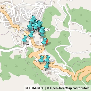 Mappa Via Collina Angeli, 89831 Soriano Calabro VV, Italia (0.2381)
