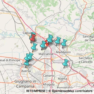 Mappa 81020 Recale CE, Italia (6.06286)