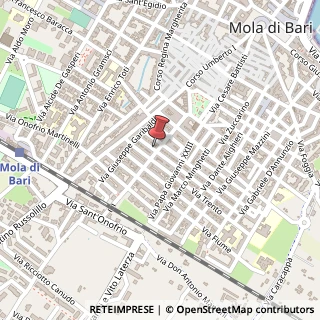 Mappa Via Trieste, 47, 70042 Mola di Bari, Bari (Puglia)