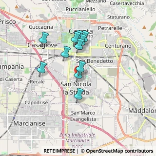 Mappa Via Adone Zoli, 81020 San Nicola La Strada CE, Italia (1.58083)