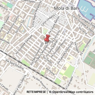 Mappa Via Vittorio Emanuele II, 103, 70042 Mola di Bari, Bari (Puglia)