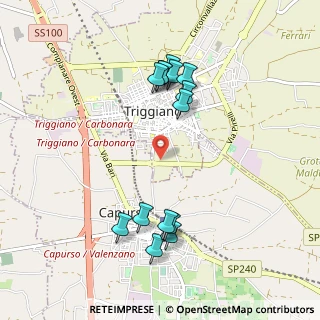 Mappa SP 214, 70019 Triggiano BA, Italia (1.07143)