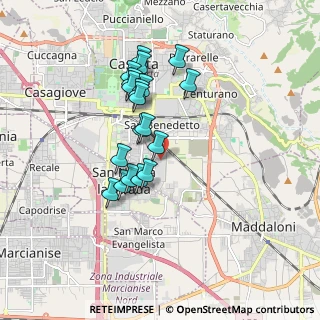 Mappa Piazza della Costituzione, 81100 Caserta CE, Italia (1.61211)