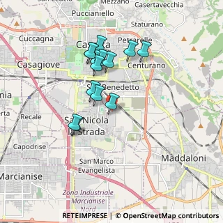 Mappa Piazza della Costituzione, 81100 Caserta CE, Italia (1.69571)