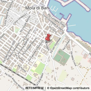 Mappa Via Foggia, 78, 70042 Mola di Bari, Bari (Puglia)