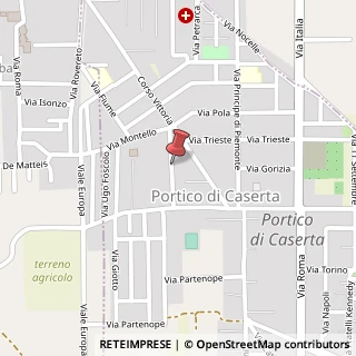 Mappa Via d'annunzio 1, 81050 Portico di Caserta, Caserta (Campania)