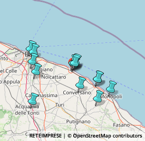 Mappa Via Giuseppe Mazzini, 70042 Mola di Bari BA, Italia (13.07714)