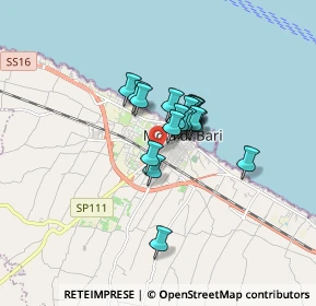 Mappa Via Gorizia, 70042 Mola di Bari BA, Italia (1.0385)