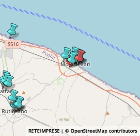 Mappa Via Gorizia, 70042 Mola di Bari BA, Italia (4.873)