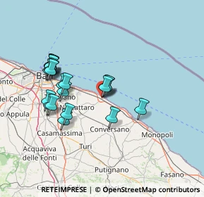 Mappa Via Gorizia, 70042 Mola di Bari BA, Italia (14.398)