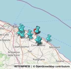 Mappa , 70042 Mola di Bari BA, Italia (9.62667)