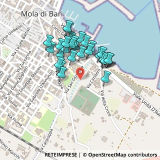 Mappa Via San Giuseppe, 70042 Mola di Bari BA, Italia (0.20667)