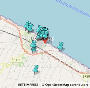 Mappa Via San Giuseppe, 70042 Mola di Bari BA, Italia (1.052)