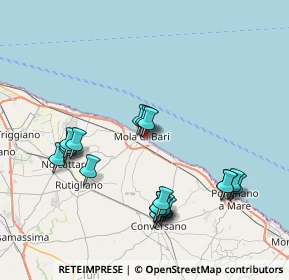 Mappa Via San Giuseppe, 70042 Mola di Bari BA, Italia (8.7435)