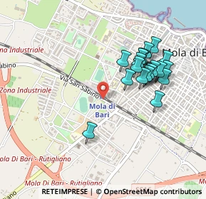 Mappa Piazza della Repubblica, 70042 Mola di Bari BA, Italia (0.475)