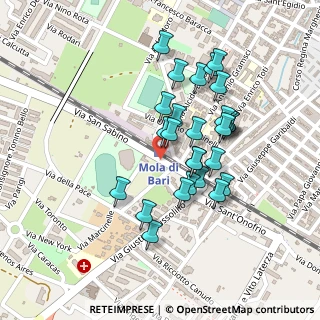 Mappa Piazza della Repubblica, 70042 Mola di Bari BA, Italia (0.2037)