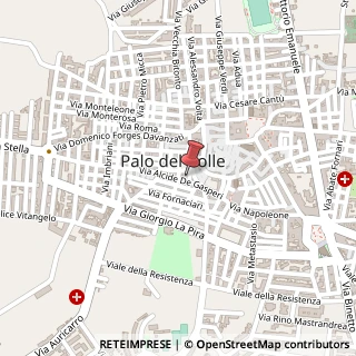 Mappa Via Alcide De Gasperi, 11, 70027 Palo del Colle, Bari (Puglia)