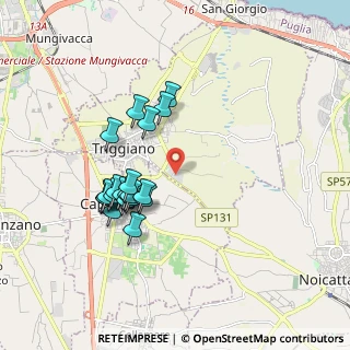 Mappa Via Gualtieri, 70019 Triggiano BA, Italia (1.7835)