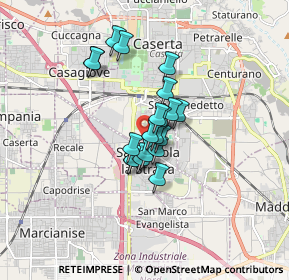 Mappa Via Adone Zoli, 81100 Caserta CE, Italia (1.1685)