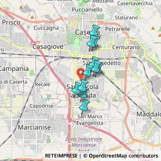 Mappa Via Adone Zoli, 81100 Caserta CE, Italia (1.24636)