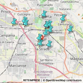 Mappa Via Adone Zoli, 81100 Caserta CE, Italia (1.84429)